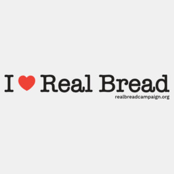 I ❤ Real Bread - Mens White Organic T-Shirt Design