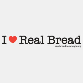 I ❤ Real Bread - Womens White Organic T-Shirt Design