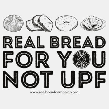 Real Bread For You 2026 - Mens Organic T-Shirt Black Print Design