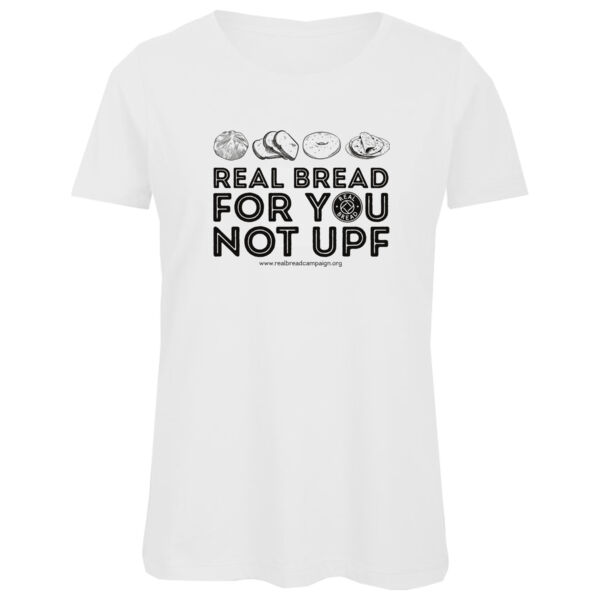 Real Bread For You 2026 - Women's Organic T-Shirt Black Print Thumbnail